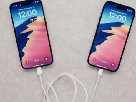广宗苹果15维修店分享iPhone15可以给安卓充电吗 