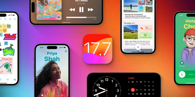广宗苹果手机维修分享苹果 iOS / iPadOS 17.7.1 正式版推送 